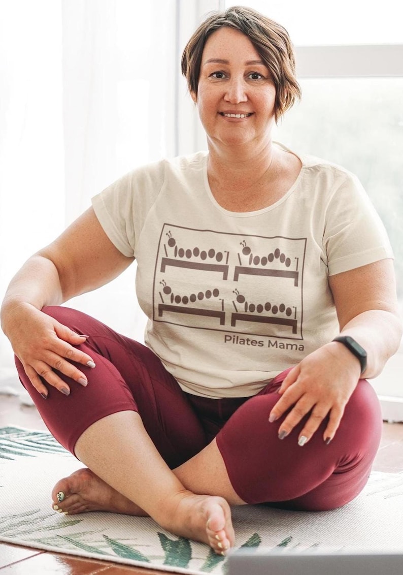 Pilates Mom Printable T-Shirt Design: Caterpillar Reformer Poses, Mothers Day Gift (Digital Download Bundle) image 3
