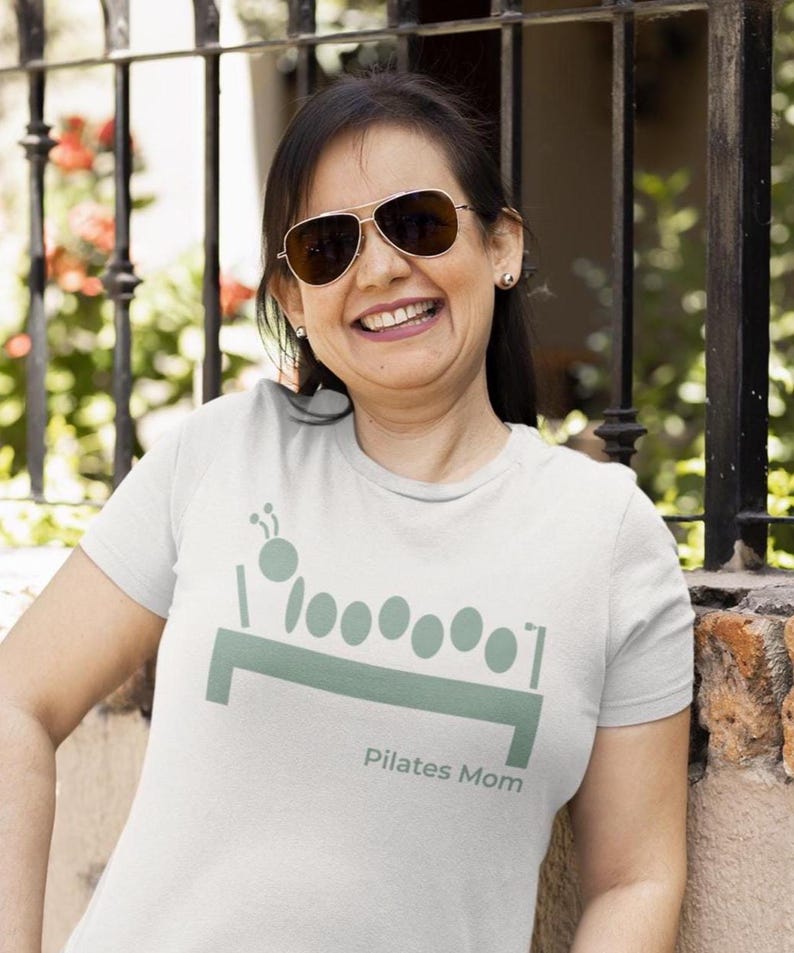 Pilates Mom Printable T-Shirt Design: Caterpillar Reformer Poses, Mothers Day Gift (Digital Download Bundle) image 1