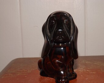 avon basset hound perfume bottle