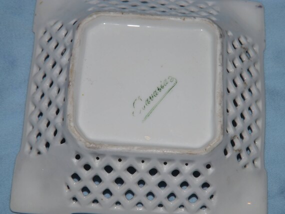 Porcelain Square Ring Dish - image 2