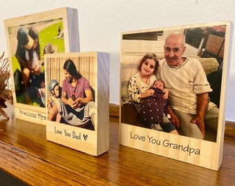 Custom Photo Block, Personalized Wood Picture Plaque