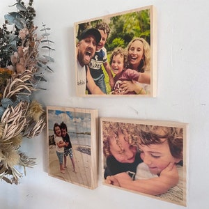 Placa de fotos familiares, Regalo fotográfico personalizado, Regalo de Navidad para abuelos, Conjunto de fotos de hermanos, Regalo personalizado, Marcos de fotos personalizados