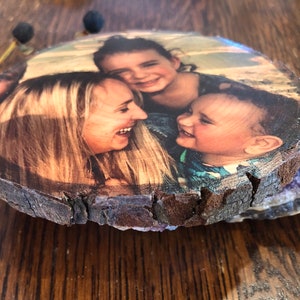 Photo Fridge Magnet Custom Photo Gift, Gift for Mum, Birthday Present, Photo Magnets, Picture on Wood, Unique Gifts for Christmas, For Him