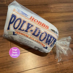 Hobbs PolyDown Quilt Batting package Full size 81x96"