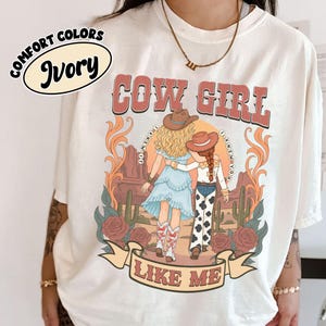 Vintage Comfort Colors Cowgirl Like Me Shirt, I Knew It I Knew You Tee, Disney Girls Trip Shirt, Toy Story Inspired Outfit 2026 image 1