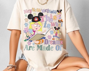 Retro Comfort Colors Disney Channel Lizzie McGuire Shirt, This Is What Dreams Are Made Of Tee, Disney Nostalgia Shirt, Disney Vacation Tee