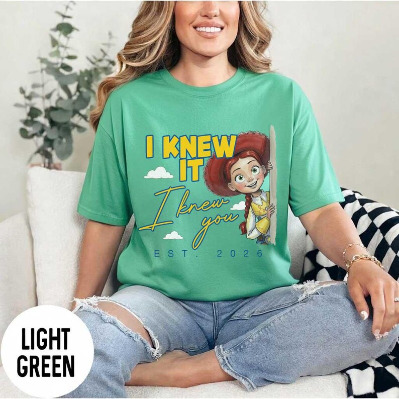 Retro Comfort Colors Jessie Toy Story 5 Shirt, I Knew It I Knew You Tee, Cowgirl Western Graphic Tee, Friendship Shirt, Disney Fan Gift image 9