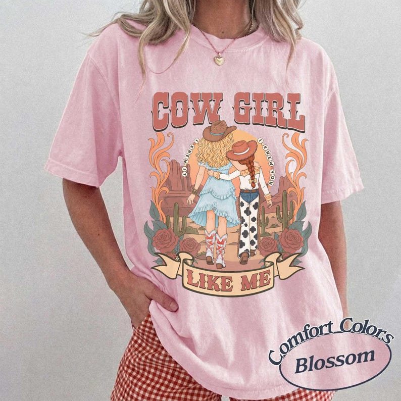 Vintage Comfort Colors Cowgirl Like Me Shirt, I Knew It I Knew You Tee, Disney Girls Trip Shirt, Toy Story Inspired Outfit 2026 image 3