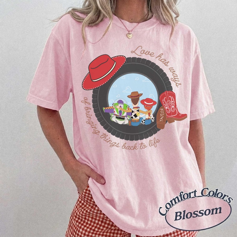Maglietta Vintage Comfort Colors "Lo sapevo, ti conoscevo", maglietta dell'amicizia di Toy Story 5, maglietta di Woody e Buzz Lightyear, maglietta coordinata per la famiglia di Disneyland immagine 1