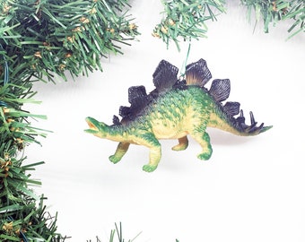 Dinosaur Christmas Ornaments - Large Size - Set of 7