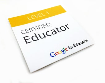 Google Certified Educator - Level 1 - Teacher Laptop Sticker