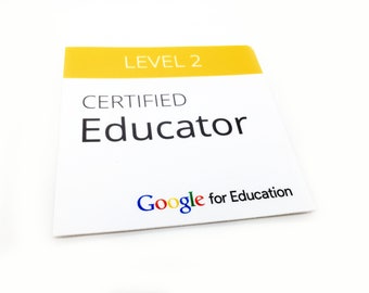 Google Certified Educator - Level 2 - Teacher Laptop Sticker