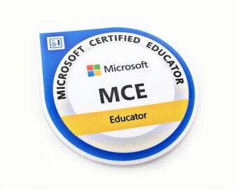 Microsoft Certified Educator - Teacher Laptop Sticker