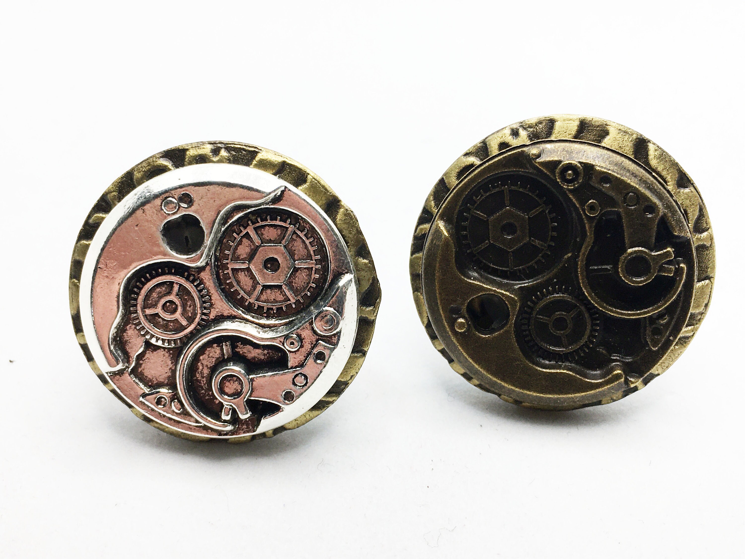 Steampunk Watch Movement Knobs Many Color Options Etsy 日本