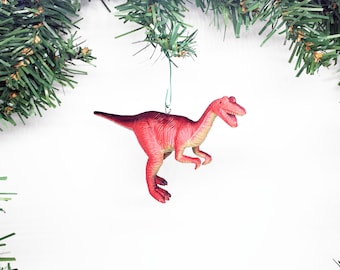 Dinosaur Christmas Ornaments - Medium Size - Set of 8