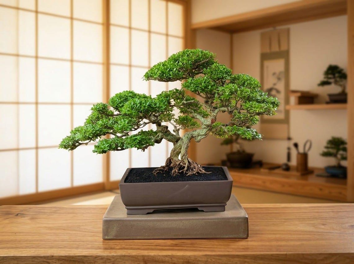 Actual Tree Bonsai Serissa Japonica Micro : Medium Size - Etsy