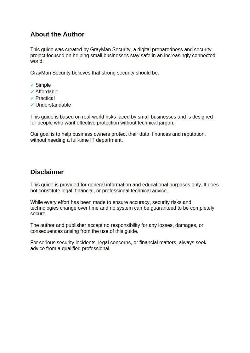 Cyber Security Routine Daily Cyber Safety Routine | Small Business Security Checklist ...
