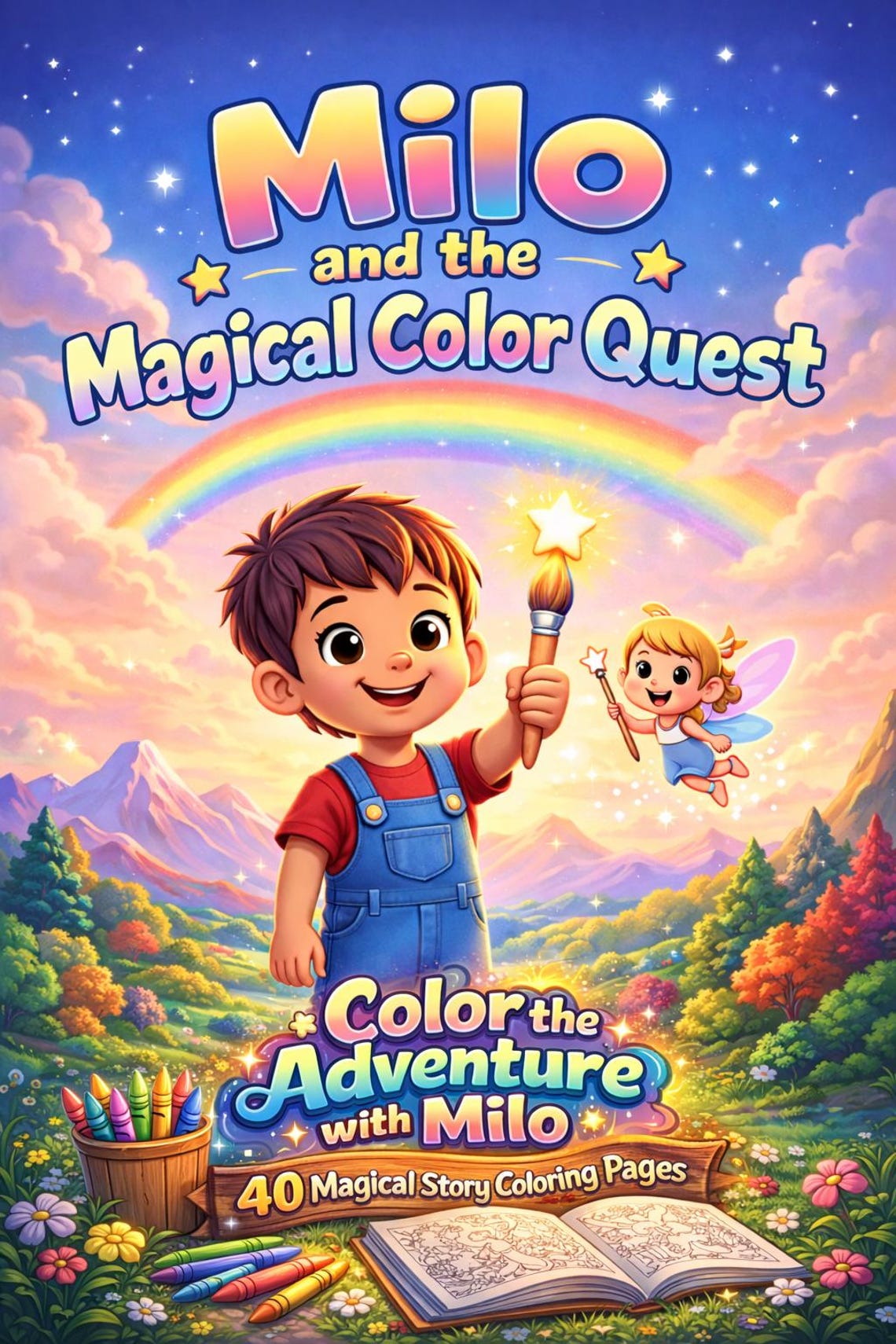 Milo Magical Color | Quest Coloring Book | Adventure Story Pages ...
