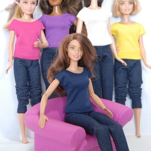 How to make clearance jeans for barbie