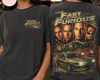 Fast and the Furious Tee, Movie Fan Gift, Dominic Toretto Shirt, Racing Car Graphic Top, Gift for Him, Movie Shirt 2026