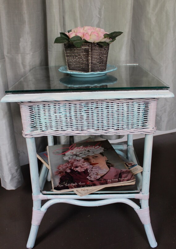 Items similar to Shabby Chic End Table on Etsy