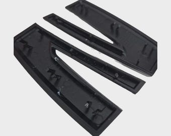 Glanzend zwart frontembleem voor Leon MK3 5F 2017-21 Ibiza 6F 2018-23 Dechrome Blackout
