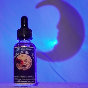 A Trip to the Moon (1 oz) | Lunar Magic Oil | Intuition, Dreams, Divine Feminine | Ritual & Spell Oil