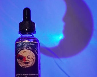 A Trip to the Moon (1 oz) | Lunar Magic Oil | Intuition, Dreams, Divine Feminine | Ritual & Spell Oil