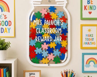 Personalized Sports Reward Jar, Wooden Basketball Classroom Incentive, Custom Team Spirit Token Board for Kids, Coach Appreciation Gift Hook