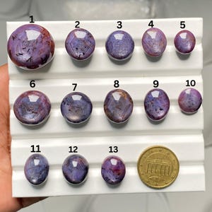 Star Ruby Cabochon | Natural Ruby Star Gemstone | Ruby Cabochon Loose Stone | Jewelry Making & Wire Wrapping