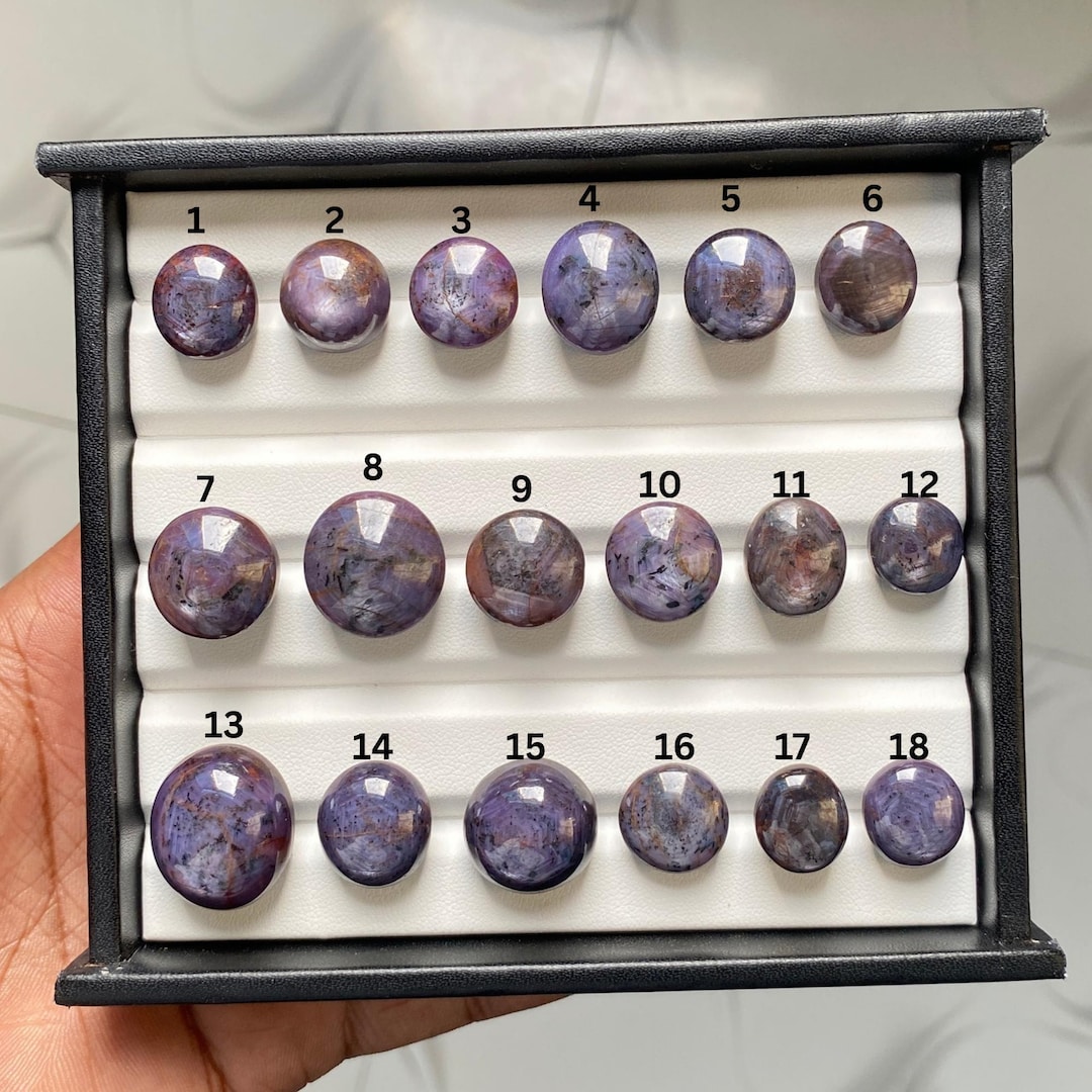 Natural Ruby Star Cabochon | Star Ruby Loose Gemstone | Ruby Star Stone ...