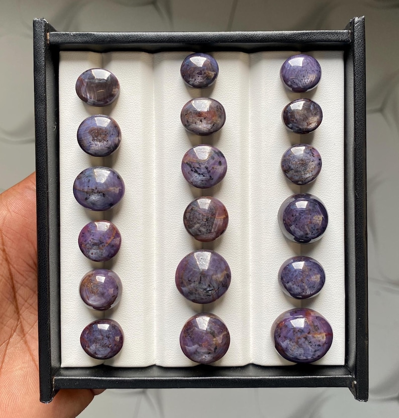 Natural Ruby Star Cabochon | Star Ruby Loose Gemstone | Ruby Star Stone ...