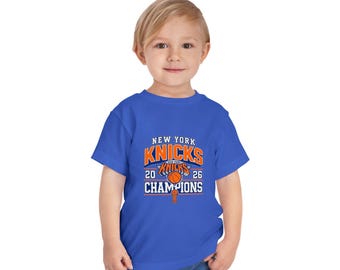 Camiseta de los campeones de baloncesto de Nueva York 2026 para niños pequeños