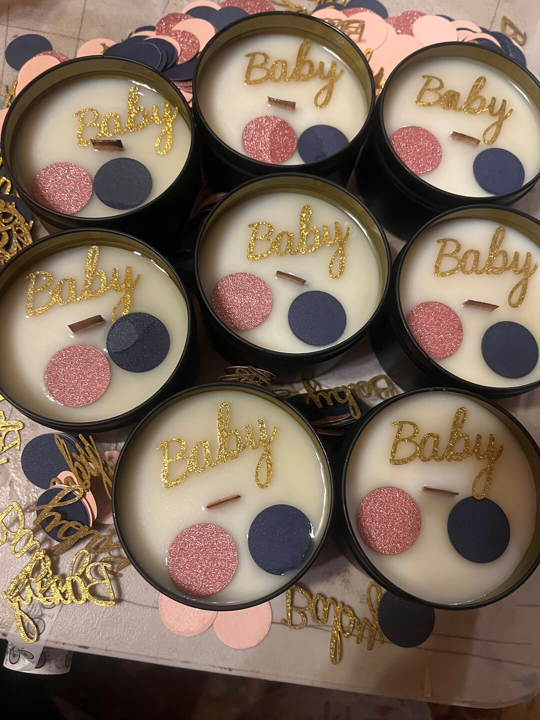 Gender Reveal Candle Color Changing Candle Turns Pink or Blue Etsy