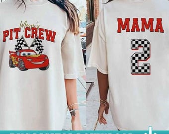 Custom Name Disneyland Cars Birthday Family Matching PNG, Two Fast Birthday Shirt, Personalized Family Matching Birthday PNG Download