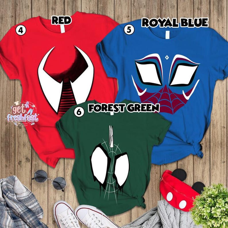 Spider-Man Across The Spider Verse Costume, Spider Man Halloween Cosplay Shirt, Spider Punk Shirt, Superhero Costume, Miles Morales Shirt image 2