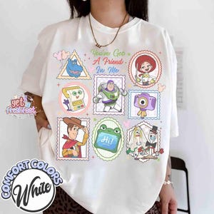 Disneyland Pixar Toy Story 5 Shirt, You've Got A Friend In Me Tee, Woody Etch Lenny Mr Spell Lilypad, Family Vacation 2026 Trip bild 4