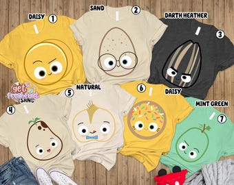 Personalized Food Character Shirt, The Good Egg & Bad Seed Tee, Smart Cookie Top, Couch Potato Shirt, Teacher Gift, School Counselor Gift