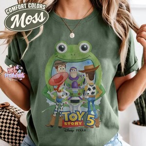 Disneyland Pixar Toy Story 5 T-shirt, You've Got A Friend In Me Shirt, Toy Story Characters Tee, Woody Buzz Jessie, Family Matching Trip Tee image 4