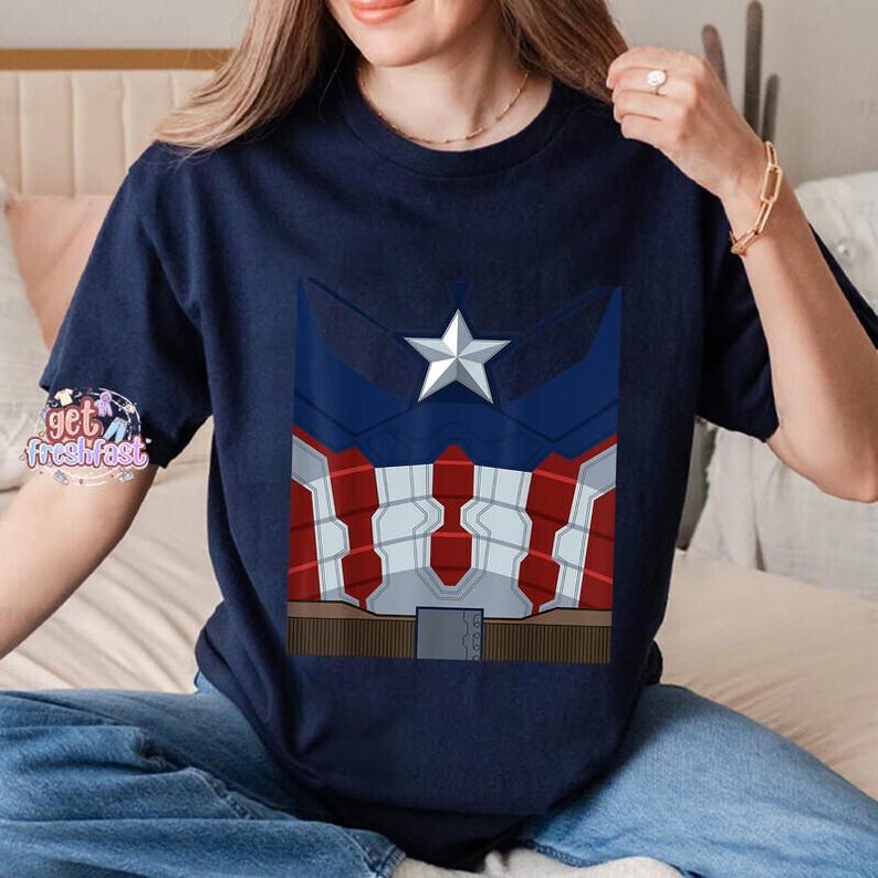 Marvel Avengers Endgame Costume Halloween Shirt, Spiderman Ironman Captain America Shirt, Superheroes Cosplay Party 2026 Tee afbeelding 4