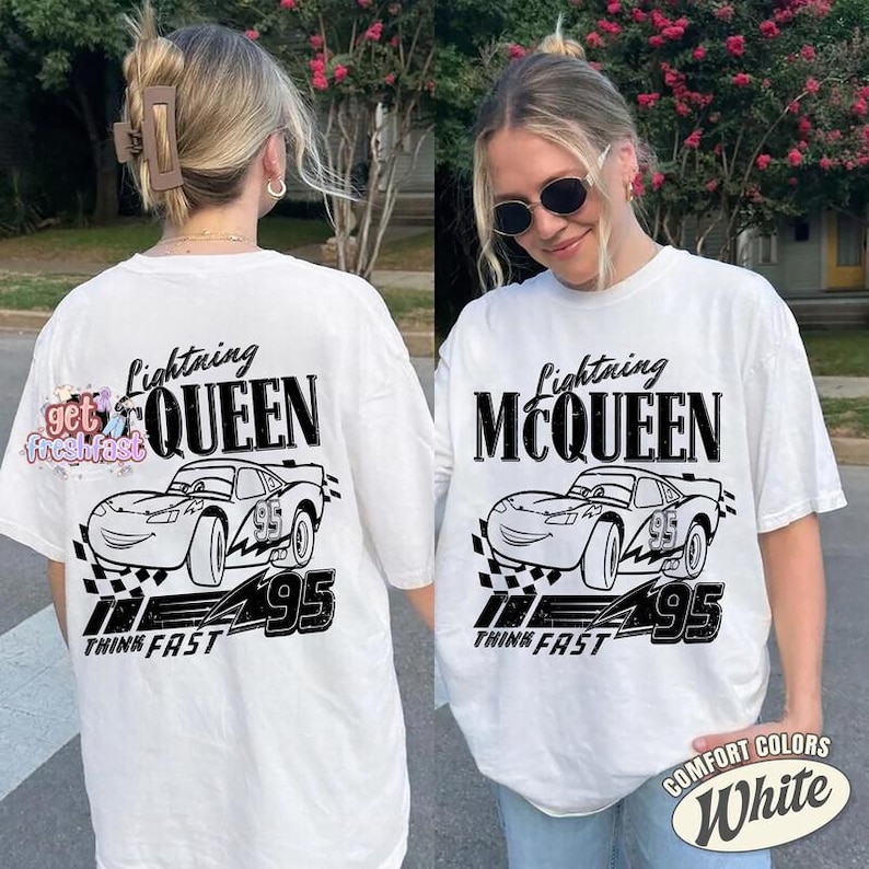 Vintage Lightning Mcqueen Comfort Shirt, Disneyland Cars Shirt, Disneyland Pixar Cars Shirt, Cars Family Vacation 2026 Tee, Cars land shirt image 1
