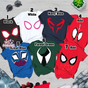 Spider-Man Across The Spider Verse Costume, Spider Man Halloween Cosplay Shirt, Spider Punk Shirt, Superhero Costume, Miles Morales Shirt image 1