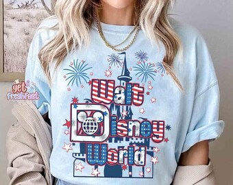 250th Anniversary Disneyland Castle Shirt, Retro US 250 Years Disneyland Tee, Independence Day, 4th Of July Shirt, Patriotic Women Tee