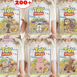 Personalized Toy Story Shirt, Toy Story 5 Movie 2026 Comfort Colors Tee, Buzz Lightyear Woody Jessie Bo Peep, Toy Story Land Shirt image 1