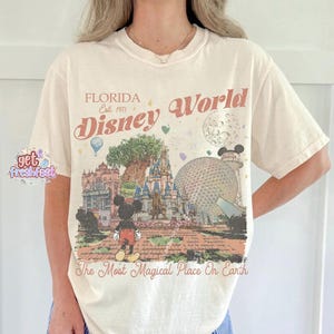Vintage Mickey Disneyworld Comfort Colors Shirt, Retro Mickey And Friends Shirts, Walt Disneyworld Tee, Disneyland 2026 Trip image 1