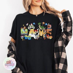 Custom Name Disneyland Toy Story T-shirt, Personalized Disneyland Buzz Woody Jessie Shirt, Custom Birthday Boy Girl Tee, Disneyland Trip Tee image 1