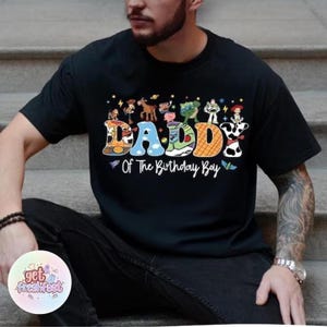 Personalized Name Disneyland Toy Story Boys Birthday Shirt, Custom Toy Story shirt, Toy Story Gift, Family Matching Birthday Shirt image 4