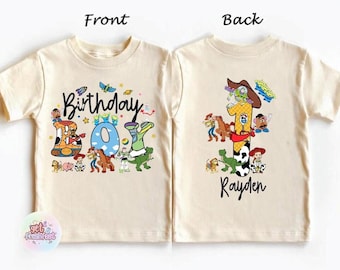 Personalized Name Disneyland Toy Story Boys Birthday Shirt, Custom Toy Story shirt, Toy Story Gift, Family Matching Birthday Shirt