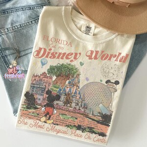 Vintage Mickey Disneyworld Comfort Colors Shirt, Retro Mickey And Friends Shirts, Walt Disneyworld Tee, Disneyland 2026 Trip image 4