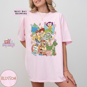 vintage Toy Story 5 T-shirt Vous avez un ami en moi, Disneyland Buzz, t-shirt Woody Rex Lilypad Smarty, voyage assorti en famille Disneyland image 3